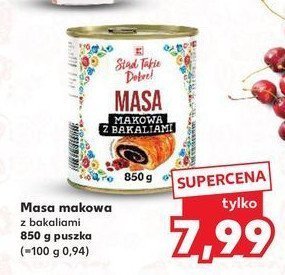 Masa makowa z bakaliami K-classic stąd takie dobre! promocja