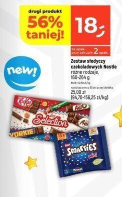 Zestaw słodyczy czekoladowych Nestle różne rodzaje promocja w Dealz