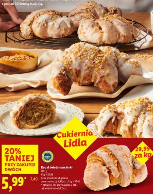 Rogal świętomarciński promocja w Lidl