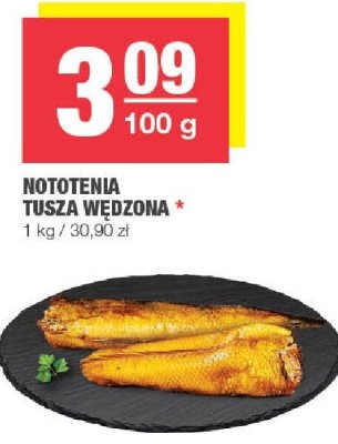 Nototenia tusza wędzona promocja w SPAR