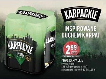 Piwo KARPACKIE PILS promocja