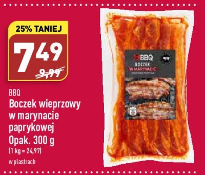 Boczek w marynacie paprykowej Bbq promocja