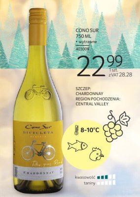 Wino Cono Sur Chardonnay promocja w Selgros