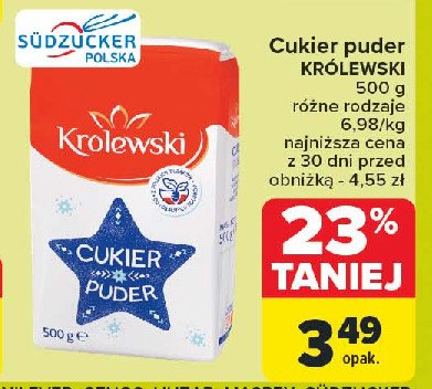 Cukier puder Królewski Rolpot promocja w Carrefour