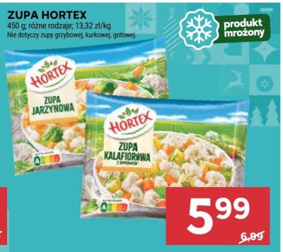 Zupa Hortex, różne rodzaje promocja w Stokrotka
