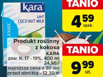 Mleczko kokosowe uht Kara promocja