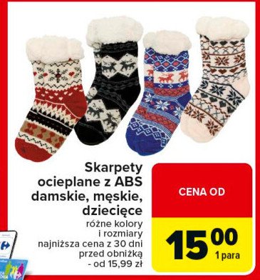 Skarpety dziecięce ocieplane promocja