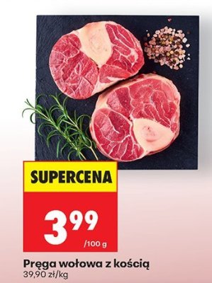 Pręga wołowa z kością promocja w Biedronka
