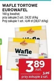 Wafle tortowe EUROWAFEL promocja w Stokrotka