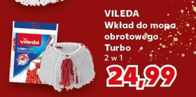 Wkład do mopa obrotowego Turbo 2 w 1 VILEDA promocja w Kaufland