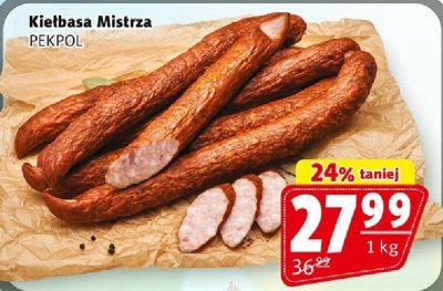 Kiełbasa Mistrza PEKPOL promocja w Prim Market