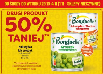 Kukurydza Bonduelle Złocista promocja w POLOmarket