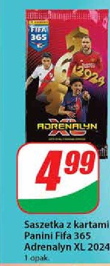 Saszetka adrenalin xl 2024 Panini fifa 365 promocja