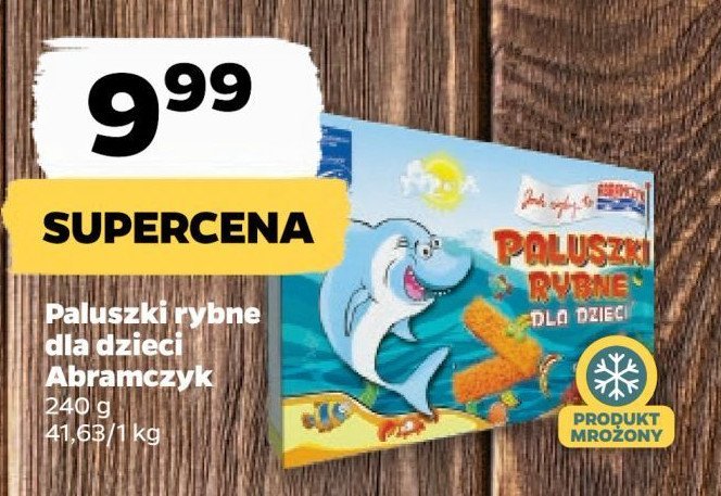 Paluszki rybne dla dzieci rekin Abramczyk promocja