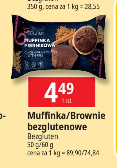 Muffinka piernikowa Bezgluten promocja