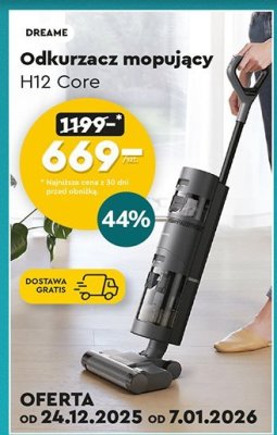 Odkurzacz mopujący DREAME H12 Core promocja w Biedronka