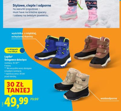 艢niegowce dzieci臋ce promocja w Lidl