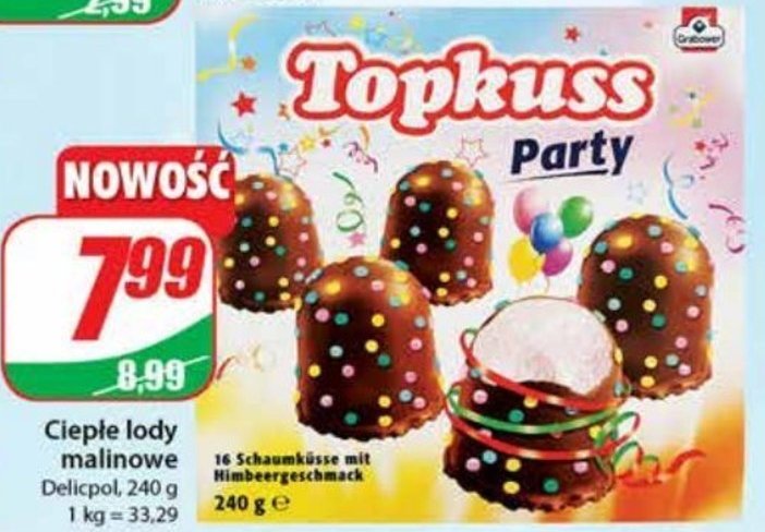 Ciep艂e lody party Grabower promocja