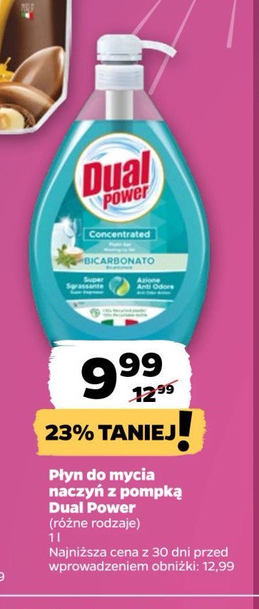 Płyn do naczyń aloes DUAL POWER promocja w Netto