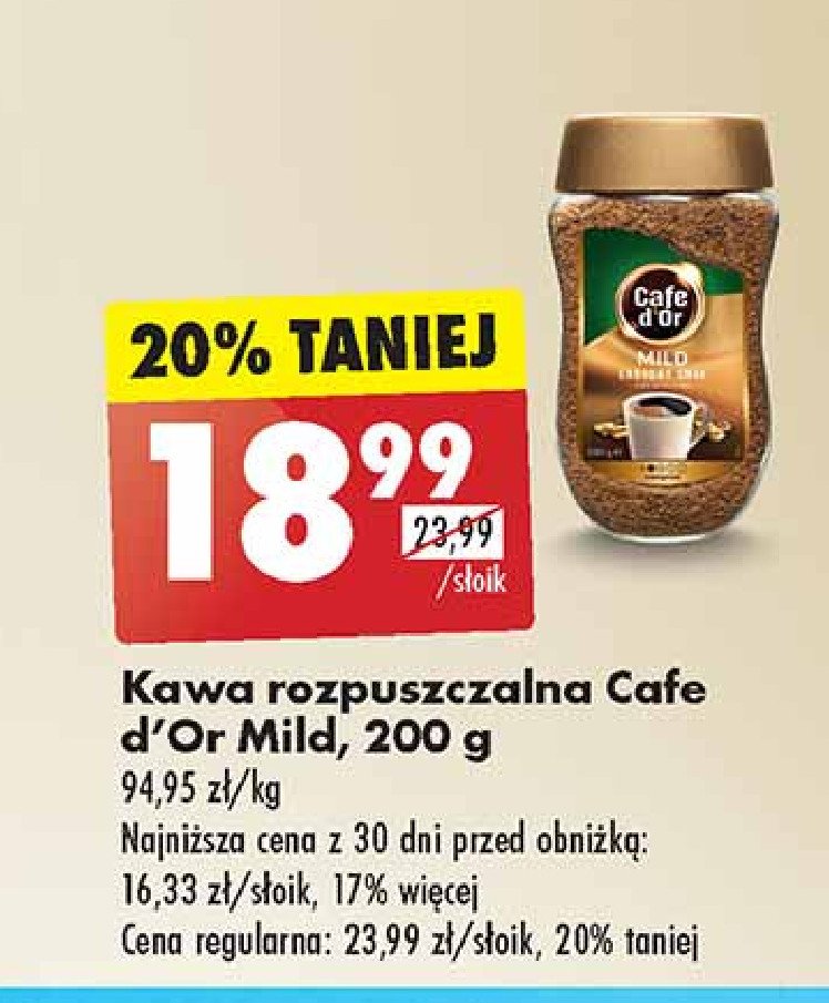 Kawa Cafe d'or mild promocja