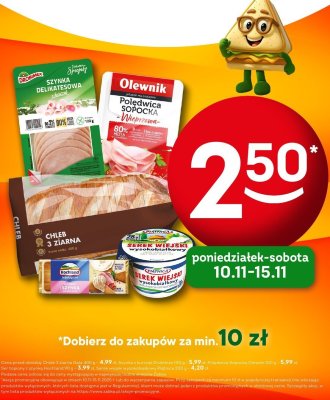 Chleb 3 ziarna Gala promocja w Żabka
