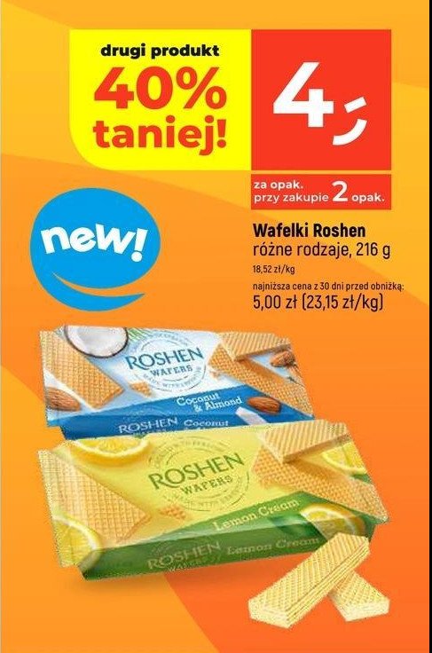 Wafelki kokosowe promocja w Dealz