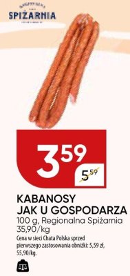 Kabanosy Regionalna Spiżarnia promocja w Chata Polska