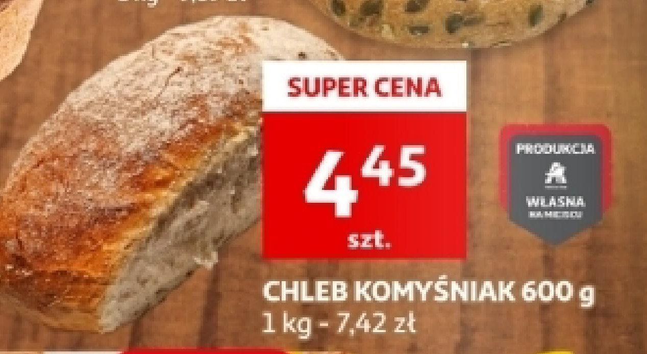 Chleb komyślniak Auchan promocja