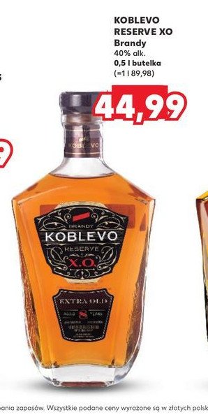 Brandy Koblevo x.o. promocja w Kaufland