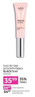 Tusz do rzęs przyciemniający BLACK  promocja w NEONAIL & NEO MAKE UP