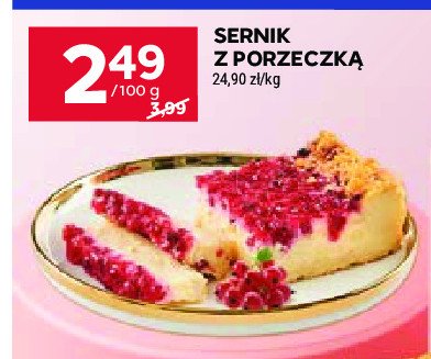 Sernik z porzeczką GMURCZYK promocja