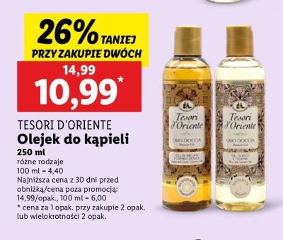 Olejek arganowy Tesori d'oriente promocja