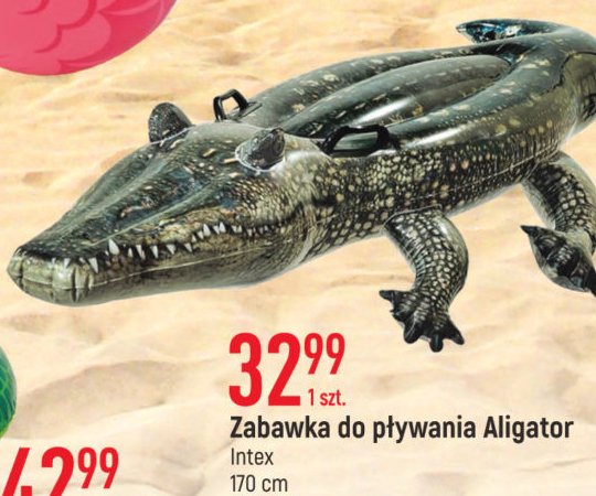 Zabawka do pływania aligator 170 x 86 cm Intex promocja