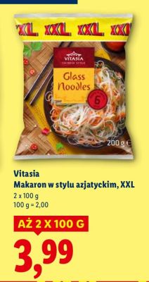 Makaron w stylu azjatyckim Vitasia, XXL promocja w Lidl