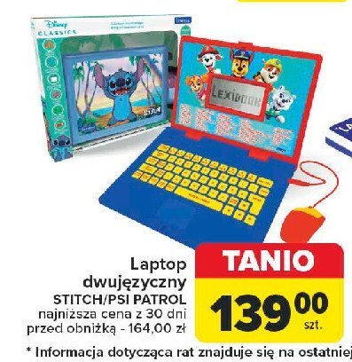 Laptop stitch LEXIBOOK promocja w Carrefour