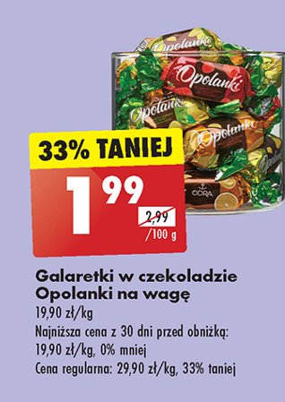 Galaretki w czekoladzie Odra opolanki promocja