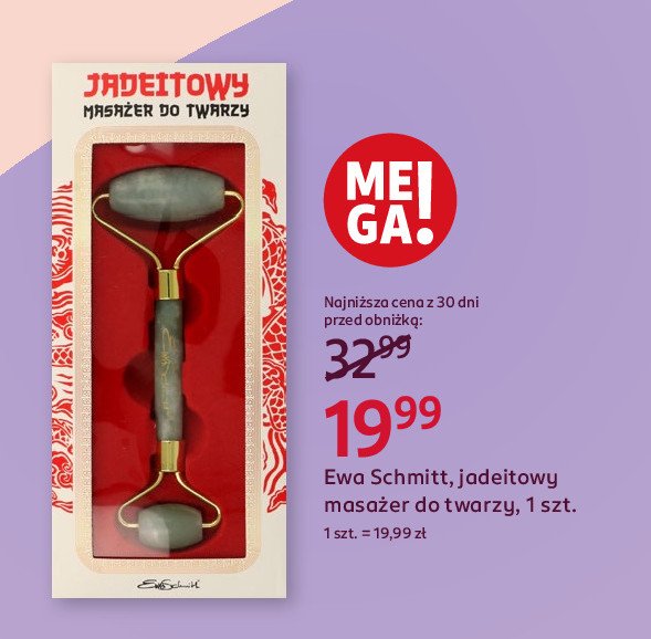 Masażer do twarzy jadeitowy Ewa schmitt promocja w Rossmann
