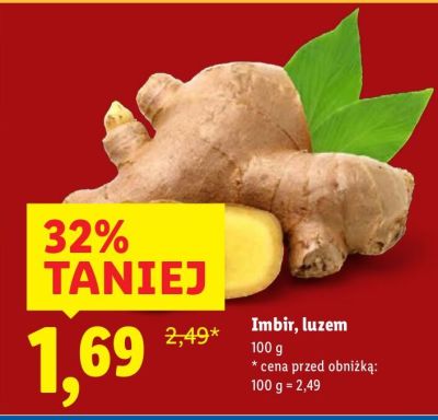 Imbir, luzem promocja w Lidl