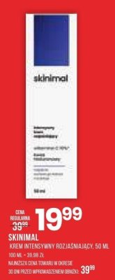 Krem intensywny rozjaśniający SKINIMAL promocja w Drogerie Natura