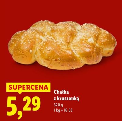 Chałka z kruszonką promocja w Lidl