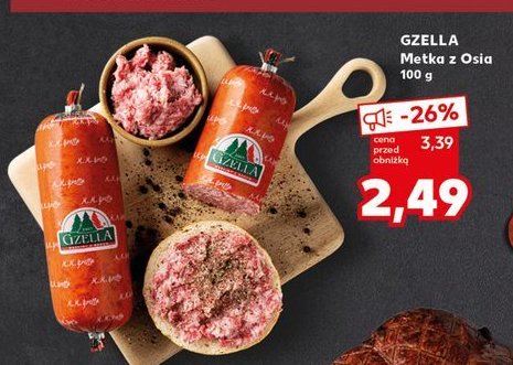 Metka z osia Gzella promocja