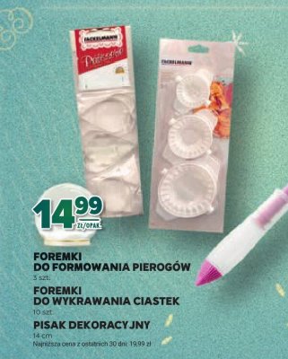 Foremki do wykrawania ciastek 10 szt. promocja w Stokrotka