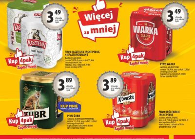 Piwo Żubr promocja w Arhelan