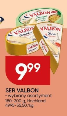 Ser Valbon wybrany asortyment Hochland promocja w Chata Polska