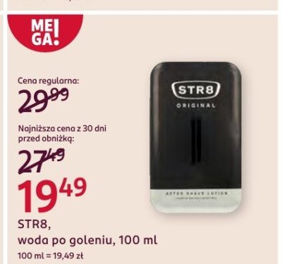 Woda po goleniu Original 100 ml promocja w Rossmann