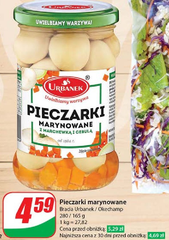 Pieczarka marynowana Urbanek promocja