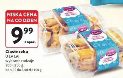 Ciasteczka O LA LA! wybrane rodzaje promocja w Intermarche