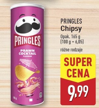 Chipsy prawn cocktail Pringles promocja w Aldi