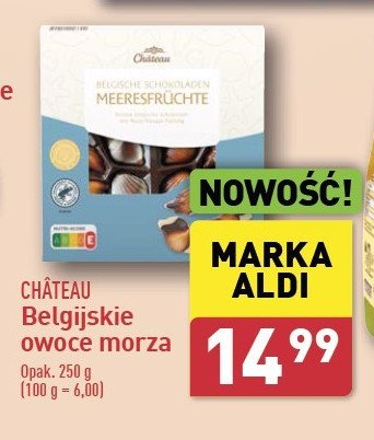 Belgijskie owoce morza Chateau Chateau wine promocja