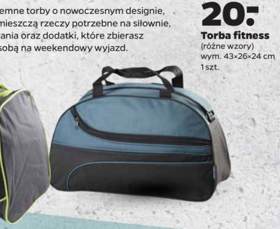 Torba fitness 43 x 26 x 24 cm promocja